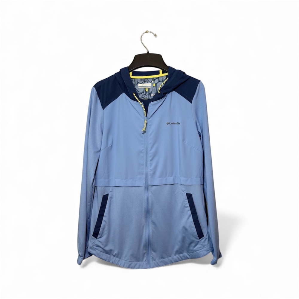 Columbia Full Zip Sport Jacket Blue Size Small Petite